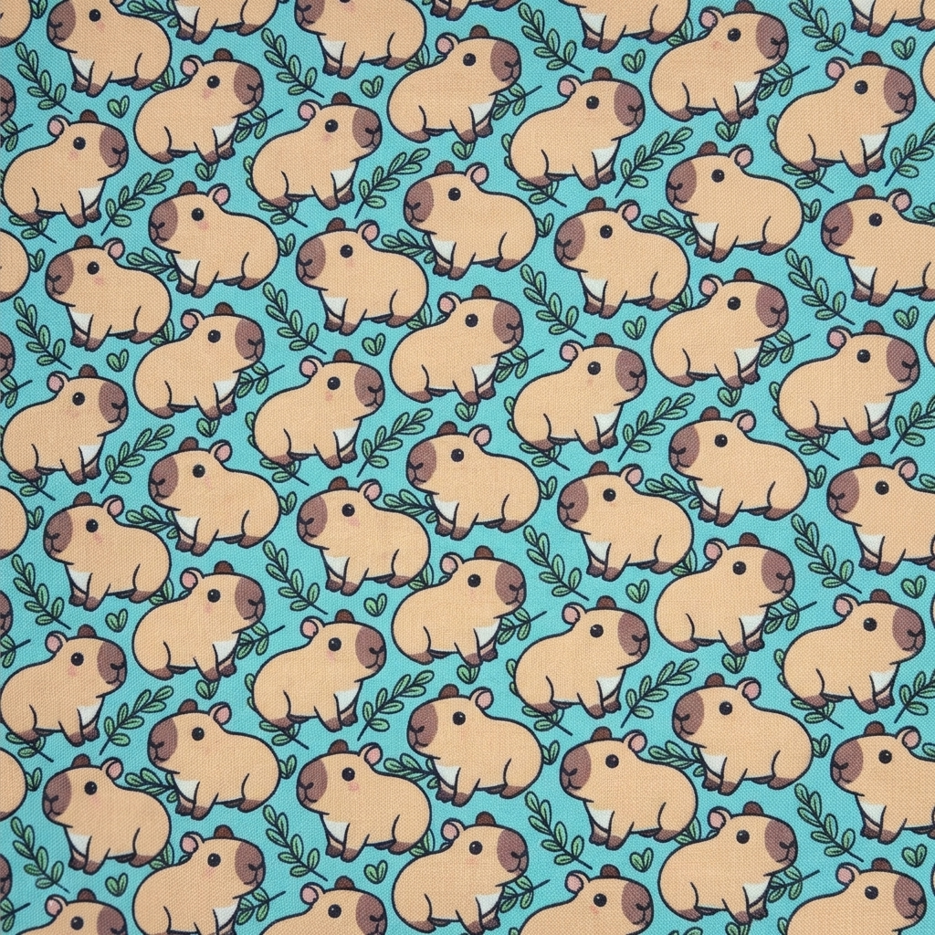 Capibara turquesa